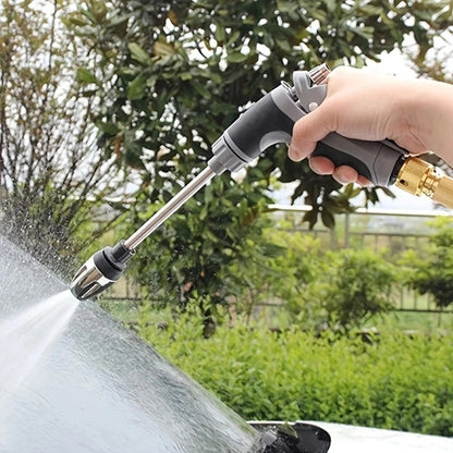 Portable High-Pressure Water Gun Adjustable Nozzle Sprinkler Foam Water Gun , Pet Clean