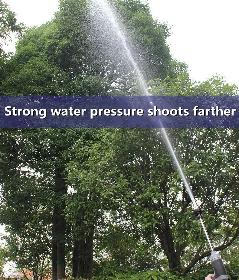 Portable High-Pressure Water Gun Adjustable Nozzle Sprinkler Foam Water Gun , Pet Clean