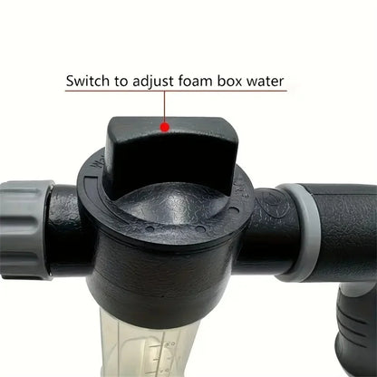 Portable High-Pressure Water Gun Adjustable Nozzle Sprinkler Foam Water Gun , Pet Clean