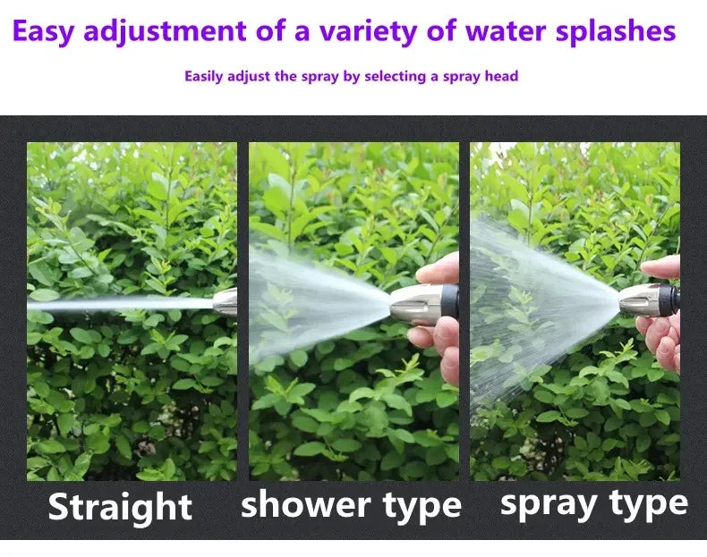 Portable High-Pressure Water Gun Adjustable Nozzle Sprinkler Foam Water Gun , Pet Clean