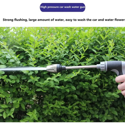 Portable High-Pressure Water Gun Adjustable Nozzle Sprinkler Foam Water Gun , Pet Clean